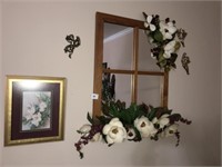 Window Mirror & Pictures & Angel Decor