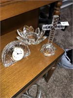 Crystal Cross ~ Bowl & Candle Holder