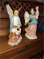 (2) Porcelain Angels