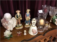 Figurines ~ Crystal Candle Sticks & Decor Group