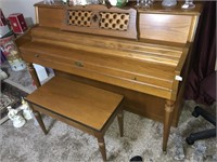 Wurlitzer Spinet Piano W/ Bench
