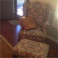 2 side chairs with one ottoman