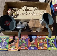 WOOD TANK PUZZLE CARD GAMES AND OTHER TOYS
