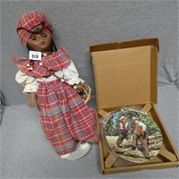 Indian Doll - Bonanza Collectors Plate