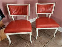PAIR OF RETRO STYLE CHAIRS