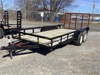 16' x 6'10" T/A trailer with ramp