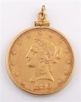 U.S. 1880 $10 GOLD COIN