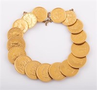 U.S. GOLD COIN BRACELET
