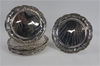 (12) MEXICAN STERLING ORTEGA PLATES