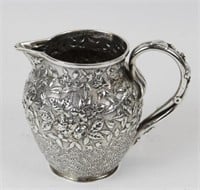 S. KIRK NATURALISTIC STERLING PITCHER