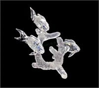 Swarovski Crystal School Of Fish Figurine
