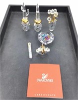 (6pc) Swarovski Crystal Figurines W/ Crystals