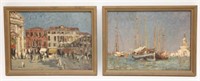 (2) EMMA CIARDI VENETIAN PAINTINGS