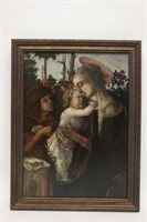 MADONNA AND CHILD PAINTING