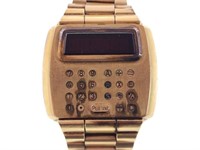 14k Gold Filled Pulsar Calculator Watch