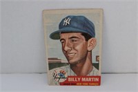 1953 TOPPS BILLY MARTIN #86 SURFACE CREASES