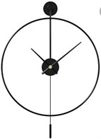 New- Wall Clock with Pendulum (Black)

Aj