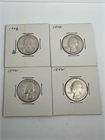 4-1942 silver quarters