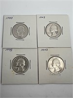 4-1943 silver quarters