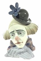 Lladro Clowns Head W/ Bowler Hat, Jester #5130