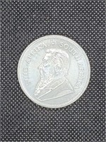 2021 South Africa One Troy Ounce  .999 Fine Silver
