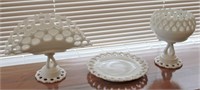 Westmorland Milk Glass Dishes Lot