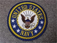 Motorcycle Patch United States Navy