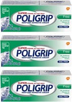 Super PoliGrip Denture Adhesive Cream 0.75 oz  4pk