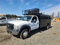 2006 Ford F550 10' S/A Utility/Dump Truck