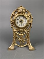 Antique Victorian Cherub Clock