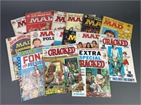 Vintage Mad Magazine's & Cracked Magazines