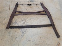 Vintage Wooden Bow Saw