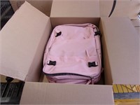 new pink laptop backpack fits large 17" laptops mu