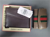 Vintage Gucci Amiet Wallet & Pierre Cardin Wallet