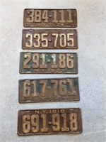 Antique License Plates
