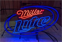 Miller Light Lighted Sign