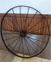 Vintage Metal Wagon Wheel No. 3