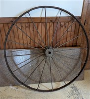 Vintage Metal Wagon Wheel No. 4