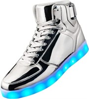 *DIYJTS Unisex LED Light Up Shoes size 8