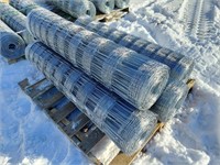 4 ROLLS HOT DIPPED GALVANIZED PAGE WIRE,