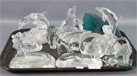 Glass sculptures/ paperweights