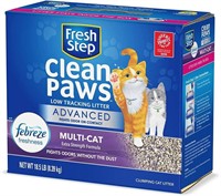 Fresh Step Advanced Clean Paws Multi Cat 18.5lb