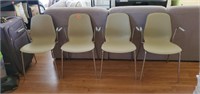 Olive arm chairs (4)