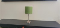 Table lamp, green shade