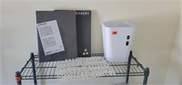 Ikea letter boards (2), trash can