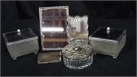 Antique Vanity Mirrors, Powder Boxes & Compact