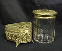 Jewelry Casket & Vanity Jar