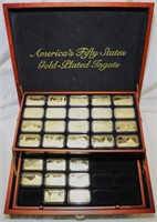 America's Fifty States Gold-Plated Ingots - Incomp