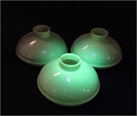 3 Pcs UV Custard Glass Lamp Shades