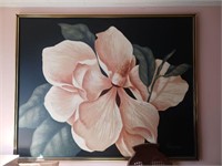 Magnolia Canvus Painting Franco 90's